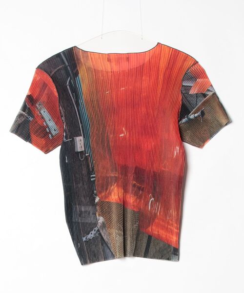 kotohayokozawa（コトハヨコザワ）の「SHEER GRAPHIC TOP（Tシャツ/カットソー・メンズ・マルチ/グリーン/オレンジ・FREE）」の6枚目の写真