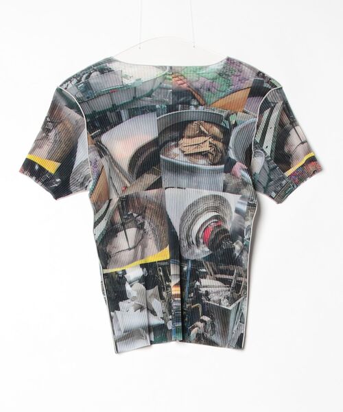 kotohayokozawa（コトハヨコザワ）の「SHEER GRAPHIC TOP（Tシャツ/カットソー・メンズ・マルチ/グリーン/オレンジ・FREE）」の5枚目の写真