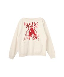 HYSTERIC GLAMOUR | FIRE WOMAN ボートネックスウェット(スウェット)