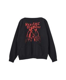 HYSTERIC GLAMOUR | FIRE WOMAN ボートネックスウェット(スウェット)