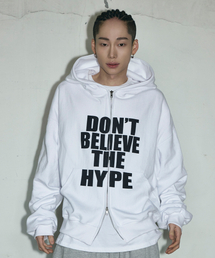 SCALLYWAG（スカリーワグ）の「レタリングオーバーサイズフードジップアップ[ホワイト]（パーカー）」