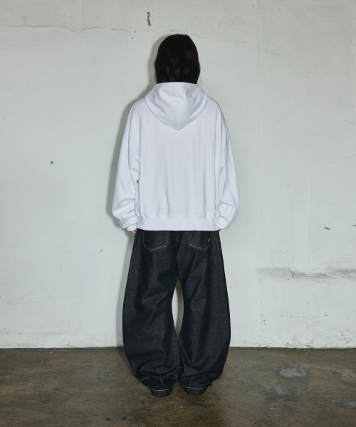 SCALLYWAG（スカリーワグ）の「レタリングオーバーサイズフードジップアップ[ホワイト]（パーカー・レディース・その他・MEDIUM/LARGE）」の14枚目の写真