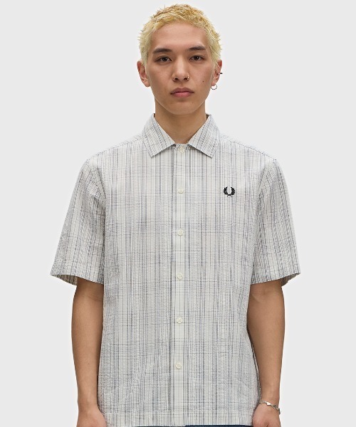 Seersucker Check Shirt／シアサッカーチェックシャツ（シャツ