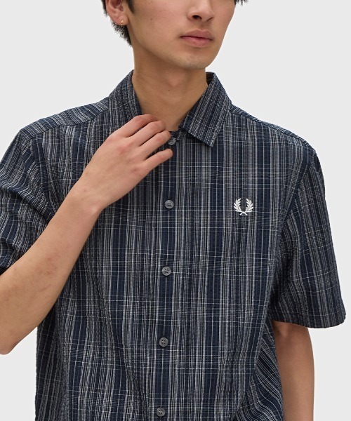 Seersucker Check Shirt／シアサッカーチェックシャツ（シャツ