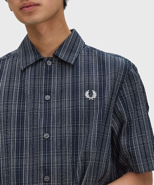 Seersucker Check Shirt／シアサッカーチェックシャツ（シャツ