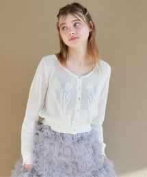 etre loin（エトルワン）の「Tulip crochet cardigan（カーディガン/ボレロ）」