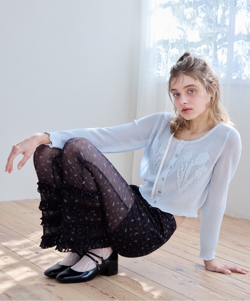 セール】Tulip crochet cardigan（カーディガン/ボレロ）｜etre loin
