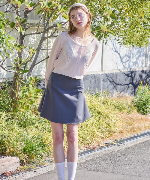 etre loin(エトルワン)の「Tulip crochet cardigan(カーディガン/ボレロ・レディース・ピンク/サックスブルー/ホワイト・M)」の16枚目の写真