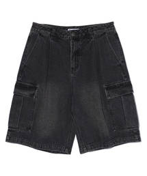 RAYFIKERS（レイフィカース）の「カーゴバミューダデニムショーツ BLACK (MP2DU348-076)（その他パンツ）」