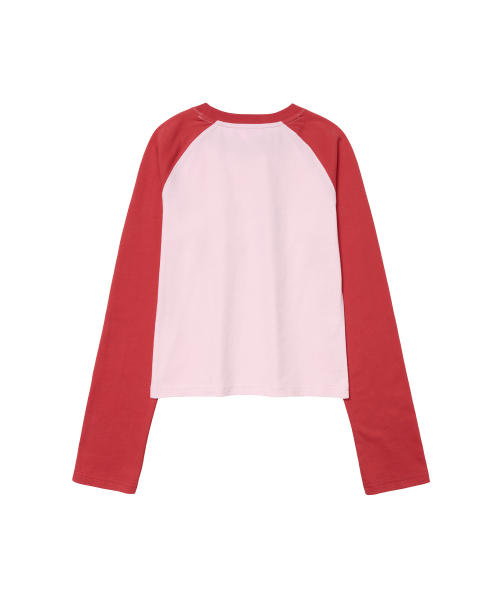 AMESWORLDWIDE(アメスワールドワイド)の「VINTAGE 52 RAGLAN LS TEE RED(Tシャツ/カットソー・レディース・その他・LARGE/MEDIUM/SMALL)」の15枚目の写真