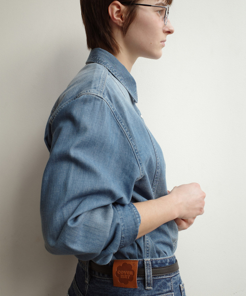 COVERNAT WOMAN(カバーナットウーマン)の「ウィメンズセミブーツカットデニムパンツ ブルー(デニムパンツ・レディース・その他・WS/WM)」の6枚目の写真