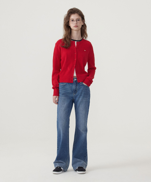 COVERNAT WOMAN(カバーナットウーマン)の「ウィメンズセミブーツカットデニムパンツ ブルー(デニムパンツ・レディース・その他・WS/WM)」の7枚目の写真