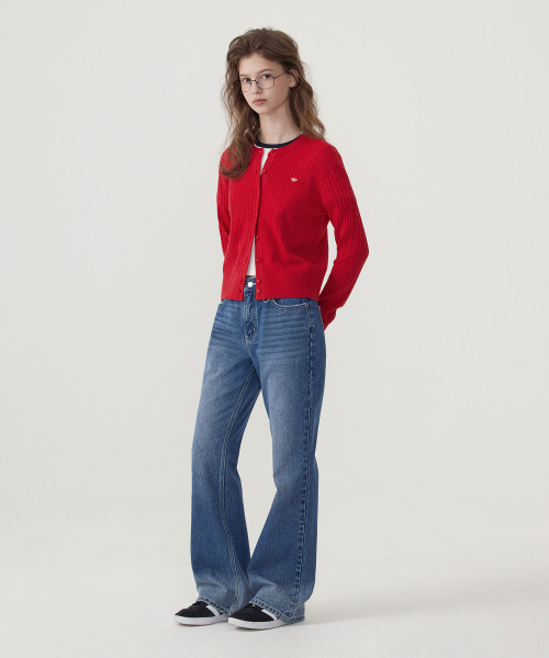 COVERNAT WOMAN(カバーナットウーマン)の「ウィメンズセミブーツカットデニムパンツ ブルー(デニムパンツ・レディース・その他・WS/WM)」の8枚目の写真