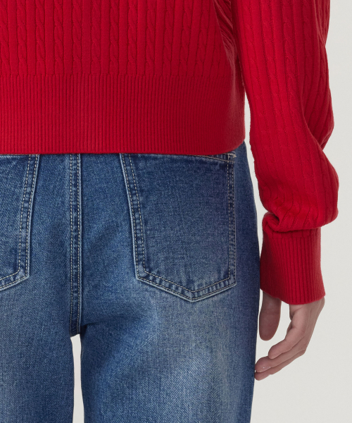 COVERNAT WOMAN(カバーナットウーマン)の「ウィメンズセミブーツカットデニムパンツ ブルー(デニムパンツ・レディース・その他・WS/WM)」の11枚目の写真