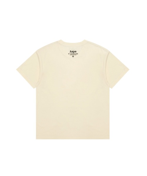 AAPE BY A BATHING APE（エーエイプバイアベイシングエイプ）の「AAPE BASIC TEE（Tシャツ/カットソー・レディース・ブラック/アイボリー・X-SMALL/SMALL/XX-SMALL）」の6枚目の写真