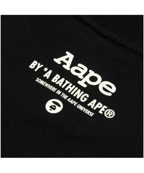 AAPE BY A BATHING APE（エーエイプバイアベイシングエイプ）の「AAPE BASIC TEE（Tシャツ/カットソー・レディース・ブラック/アイボリー・X-SMALL/SMALL/XX-SMALL）」の4枚目の写真