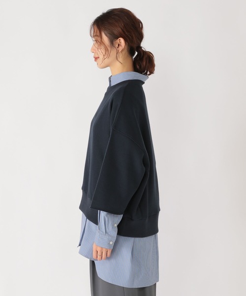 studio CLIP(スタディオクリップ)の「ハーフスリーブスウェットプルオーバー(スウェット・レディース・レッド/ベージュ・FREE)」の16枚目の写真