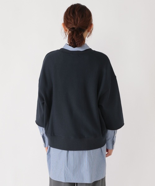 studio CLIP(スタディオクリップ)の「ハーフスリーブスウェットプルオーバー(スウェット・レディース・レッド/ベージュ・FREE)」の17枚目の写真