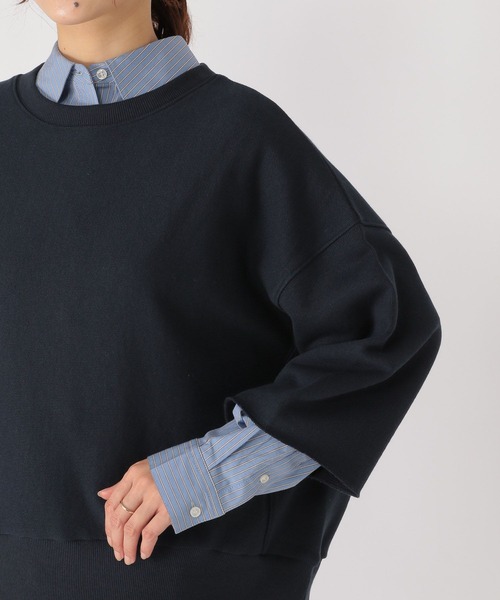 studio CLIP(スタディオクリップ)の「ハーフスリーブスウェットプルオーバー(スウェット・レディース・レッド/ベージュ・FREE)」の19枚目の写真