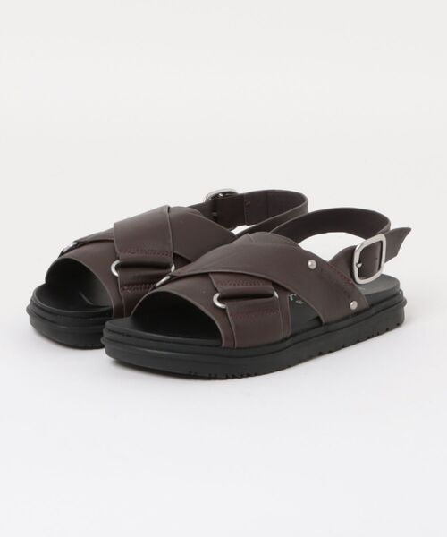 EMU Australia（エミューオーストラリア）の「【EMU Australia】FAYE（サンダル・レディース・ブラウン/ブラック・25/24/23）」の2枚目の写真