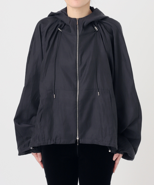 EDIT. FOR LULU（エディットフォールル）の「【Honnette/オネット】Zip Up Hoody（その他アウター・レディース・ブラック・FREE）」の3枚目の写真