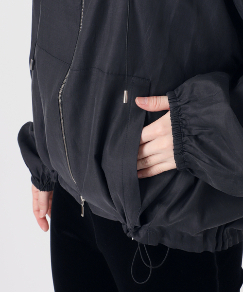 EDIT. FOR LULU（エディットフォールル）の「【Honnette/オネット】Zip Up Hoody（その他アウター・レディース・ブラック・FREE）」の16枚目の写真