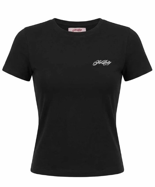 SUPPLIER(サプライヤー)の「A'GEM/9 × .kom 『SUPPLIER/サプライヤー』 Baby Cross Tee/ベイビークロスTシャツ(Tシャツ/カットソー・レディース・ブラック/ライトブルー/ライトピンク/ホワイト/ブラック×ピンク・S)」の13枚目の写真