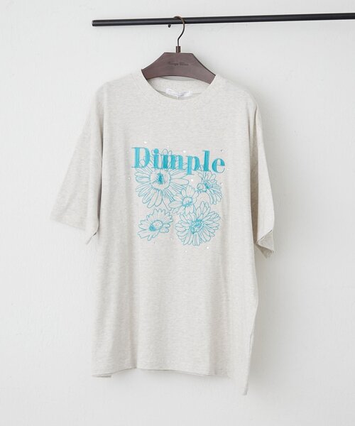 Another Branch olive des olive（アナザーブランチオリーブデオリーブ）の「【人気デザイン】花刺繍×ラインストーンTシャツ（Tシャツ/カットソー・レディース・スミクロ/オフホワイト/オートミール・FREE）」の19枚目の写真