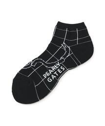 PEARLY GATES | ウィンドペン柄ショートソックス (LADIES)(ソックス/靴下)