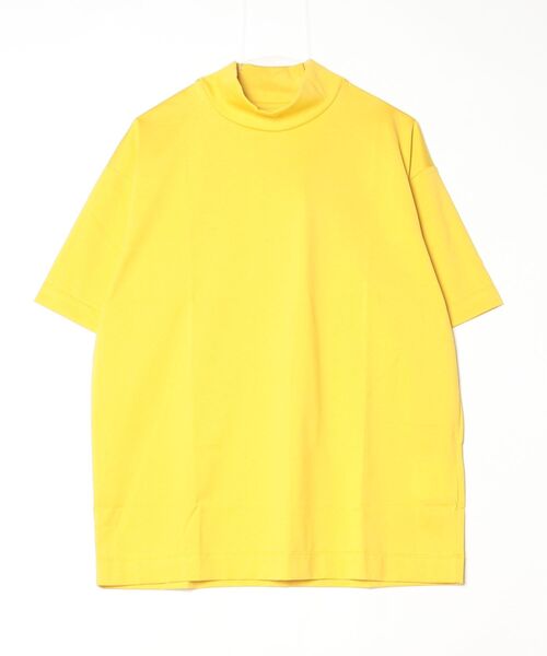 my beautiful landlet（マイビューティフルランドレット）の「【my beautiful landlet】SUPIMA COTTON HIGH NECK T-SHIRT（Tシャツ/カットソー・メンズ・イエロー/チャコールグレー/ブラック/オフホワイト・1/0）」の17枚目の写真