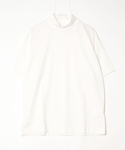 my beautiful landlet（マイビューティフルランドレット）の「【my beautiful landlet】SUPIMA COTTON HIGH NECK T-SHIRT（Tシャツ/カットソー・メンズ・イエロー/チャコールグレー/ブラック/オフホワイト・1/0）」の16枚目の写真