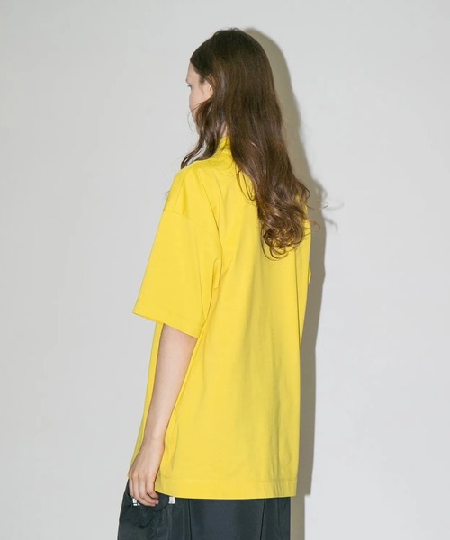 my beautiful landlet（マイビューティフルランドレット）の「【my beautiful landlet】SUPIMA COTTON HIGH NECK T-SHIRT（Tシャツ/カットソー・メンズ・イエロー/チャコールグレー/ブラック/オフホワイト・1/0）」の12枚目の写真
