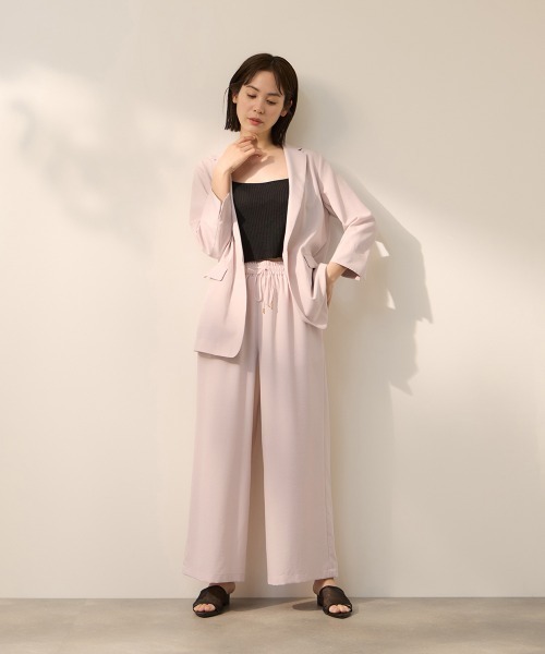 ketty(ケティ)の「タンブラーブッチャーテーラードジャケット(テーラードジャケット・レディース・ダークグレー/ブラウン/ピンク・M)」の11枚目の写真