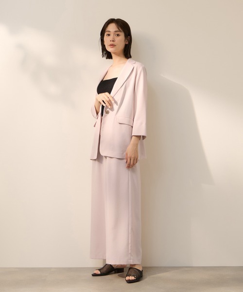 ketty(ケティ)の「タンブラーブッチャーテーラードジャケット(テーラードジャケット・レディース・ダークグレー/ブラウン/ピンク・M)」の12枚目の写真