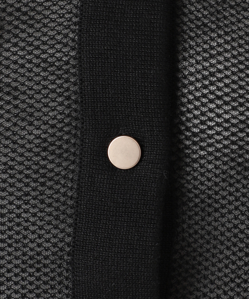 Noble(ノーブル)の「メッシュJ/Q シアークルーショートカーディガン(カーディガン/ボレロ・レディース・ホワイト/ブラック/グレー・FREE)」の12枚目の写真