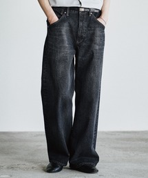 WYM LIDNM（ウィム バイ リドム）の「LASER FADE STANDARD STRAIGHT DENIM（デニムパンツ）」