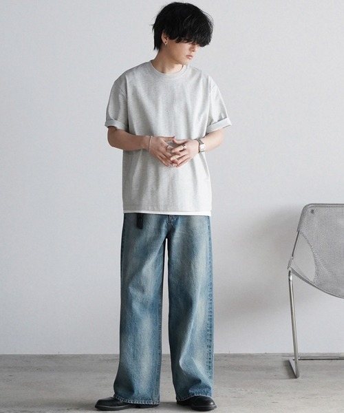 WYM LIDNM(ウィム バイ リドム)の「LASER FADE STANDARD STRAIGHT DENIM(デニムパンツ・メンズ・インディゴブルー/ライトインディゴブルー・S/XS/L/M)」の19枚目の写真