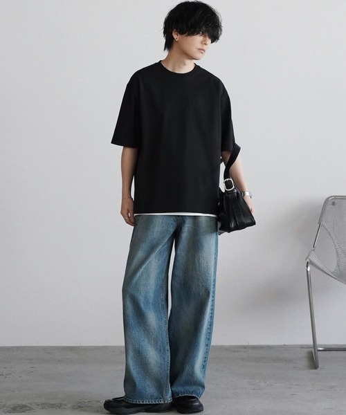 WYM LIDNM(ウィム バイ リドム)の「LASER FADE STANDARD STRAIGHT DENIM(デニムパンツ・メンズ・インディゴブルー/ライトインディゴブルー・S/XS/L/M)」の21枚目の写真