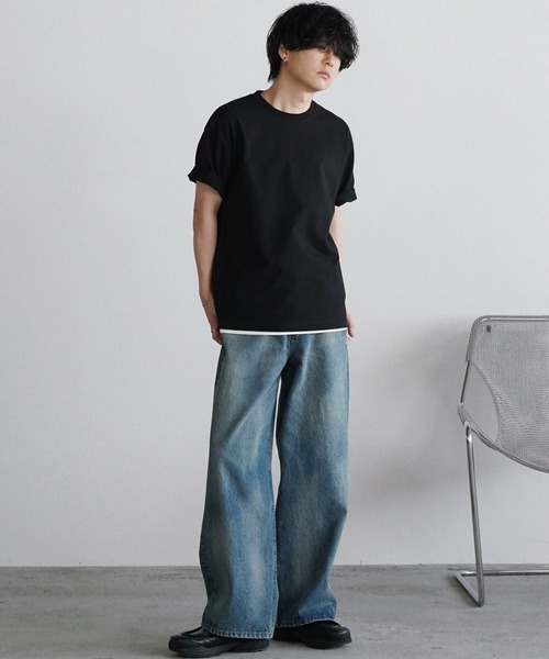 WYM LIDNM(ウィム バイ リドム)の「LASER FADE STANDARD STRAIGHT DENIM(デニムパンツ・メンズ・インディゴブルー/ライトインディゴブルー・S/XS/L/M)」の22枚目の写真