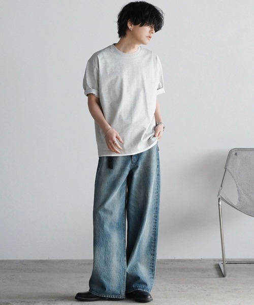 WYM LIDNM(ウィム バイ リドム)の「LASER FADE STANDARD STRAIGHT DENIM(デニムパンツ・メンズ・インディゴブルー/ライトインディゴブルー・S/XS/L/M)」の17枚目の写真
