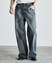 WYM LIDNM（ウィム バイ リドム）の「LASER FADE STANDARD STRAIGHT DENIM（デニムパンツ）」