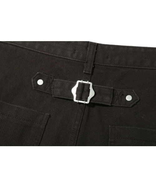 BASEMOMENT(ベースモーメント)の「シンチバックカーブドウォッシングツイルパンツダークブラウン(その他パンツ・メンズ・その他・M/L/XL)」の10枚目の写真