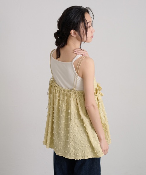 apres jour clair(アプレジュールクレア)の「【apres jour clair】ダブルストラップキャミチュニック(その他トップス・レディース・グリーン/ブラック/オフホワイト・フリー/X-LARGE)」の20枚目の写真