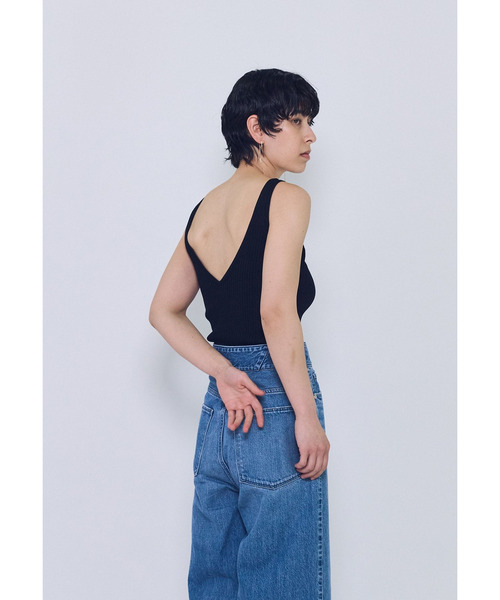 NICENICE MOMENT(ナイスナイスモーメント)の「<NICENICE MOMENT(ナイスナイス モーメント)>タンクトップ(Tシャツ/カットソー・レディース・ブラック系その他3/ホワイト系その他3・1)」の3枚目の写真