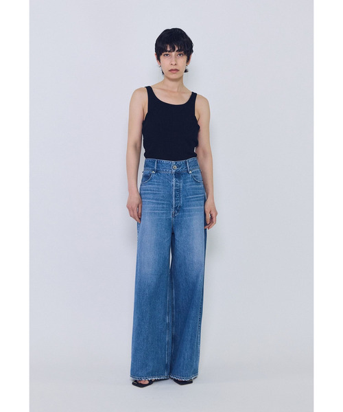 NICENICE MOMENT(ナイスナイスモーメント)の「<NICENICE MOMENT(ナイスナイス モーメント)>タンクトップ(Tシャツ/カットソー・レディース・ブラック系その他3/ホワイト系その他3・1)」の5枚目の写真
