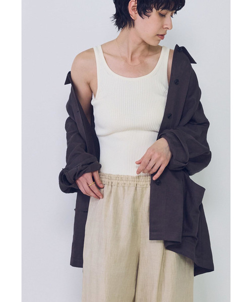 NICENICE MOMENT(ナイスナイスモーメント)の「<NICENICE MOMENT(ナイスナイス モーメント)>タンクトップ(Tシャツ/カットソー・レディース・ブラック系その他3/ホワイト系その他3・1)」の16枚目の写真