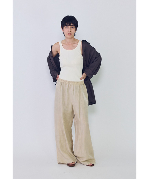 NICENICE MOMENT(ナイスナイスモーメント)の「<NICENICE MOMENT(ナイスナイス モーメント)>タンクトップ(Tシャツ/カットソー・レディース・ブラック系その他3/ホワイト系その他3・1)」の17枚目の写真