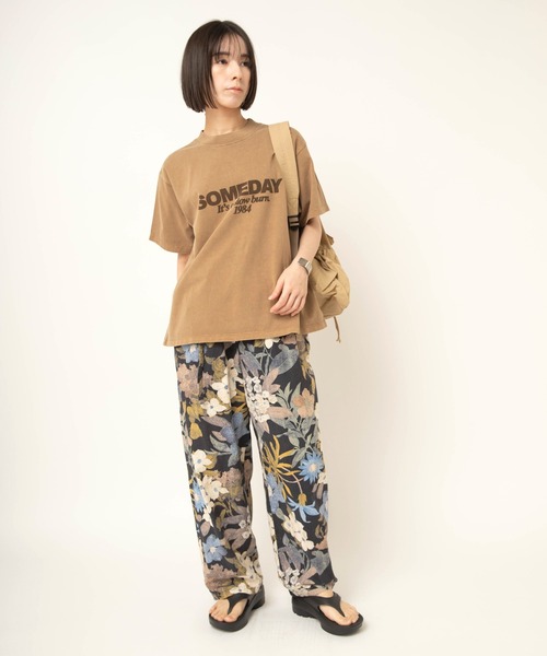 RNA-N（アールエヌエーエヌ）の「R4469 版画風フラワープリントパンツ（その他パンツ・レディース・キナリ/ブラック・FREE）」の18枚目の写真
