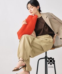 ウォッシャブルワイドノースリーブTシャツ
