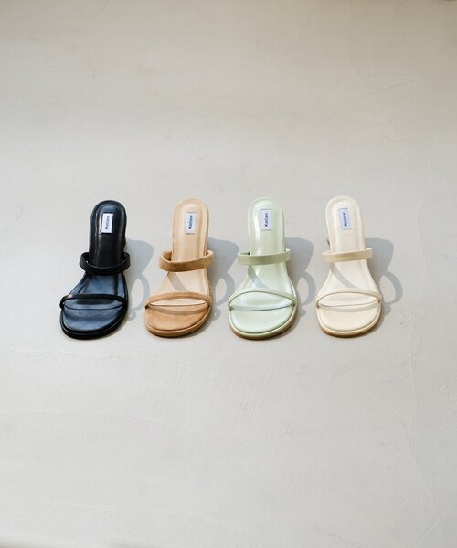 Kastane(カスタネ)の「【4色展開】カラバリサンダル(サンダル・レディース・ブラック/アイボリー/サンドベージュ/ミント・37/38/36)」の7枚目の写真